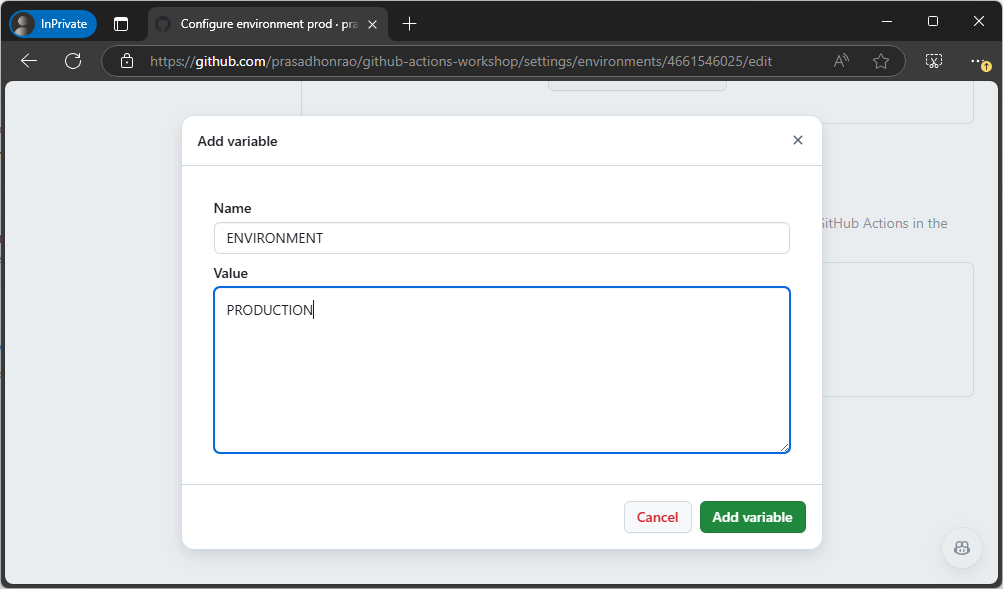 Environment Variables