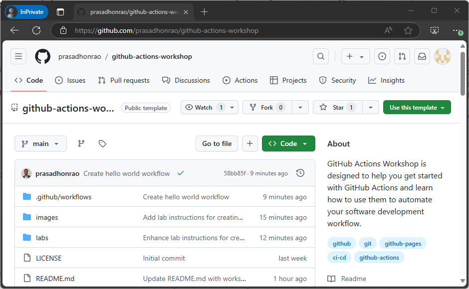 Navigate to Repository
